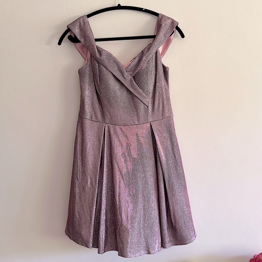 Pink/Gray Sparkle Homecoming/special occasion dress